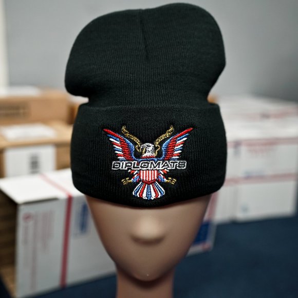 Diplomats Logo, Rocafella, Embroidered Beanie Hat - Picture 3 of 3